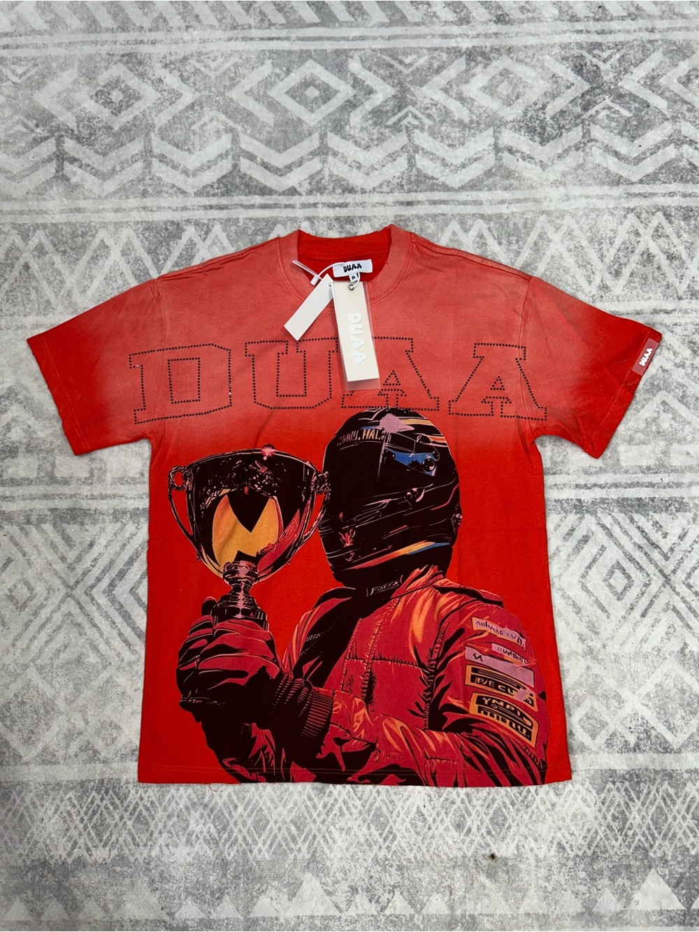 Red Graphic Racing Trophy T-Shirt